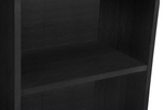 Malibu Narrow Wood Effect Bookcase - Black