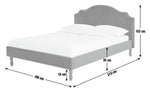 Sophia Kingsize Velvet Bed Frame - Moss Green | Elegant velvet bed