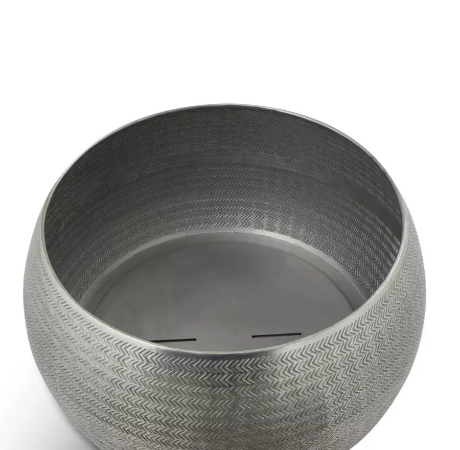 Sona Storage Coffee Table Silver | Modern Living Room Coffee Table