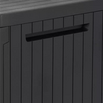 Keter City 113L Outdoor Garden Storage Box - Grey