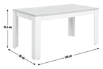 Preston Extending Dining Table - Grey & Oak | Two-tone table,extension mechanism