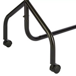 Heavy Duty 6ft Wide Clothes Rail - Black | Strong Garment Hanging Stand Storage