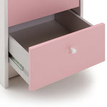 Kids Malibu 3 Drawers Desk - Pink & White ( B Grade )