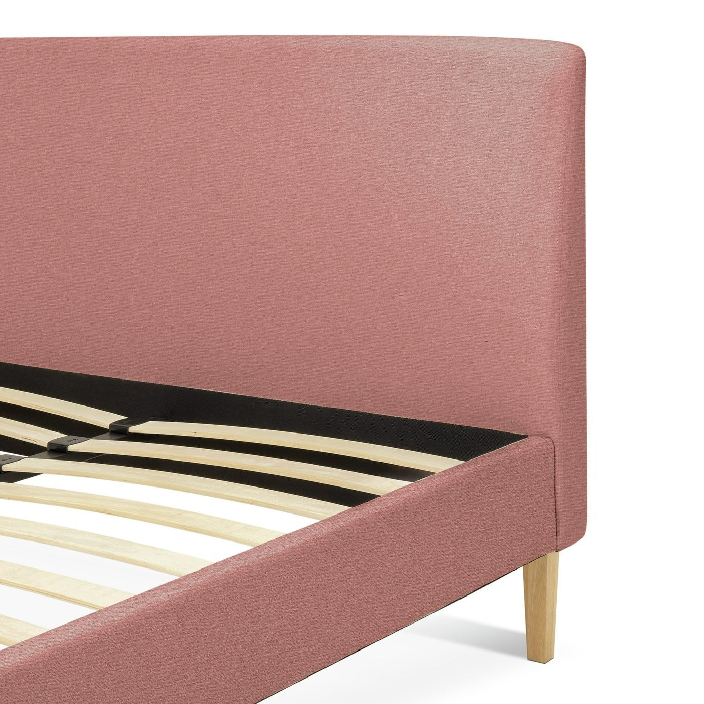 Ren Small Double Fabric Bed Frame - Pink | Stylish Sleeping Solution