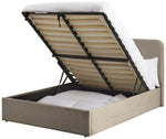 Chadwell Kingsize End Lift Ottoman Bed - Taupe | Relaxed Modern Sleep Solution