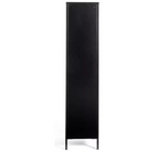 Habitat Stevie Tall 1 Door 4 Shelves Locker - Black