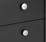 Home Seville 3 Drawer Chest Anthracite | Bedroom Furniture Storage Modern Design