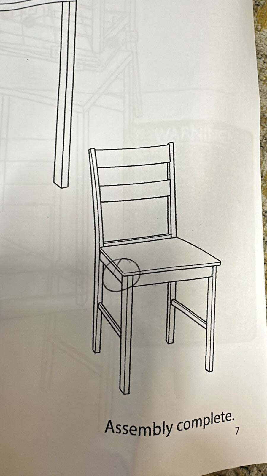 Chicago Pair of Solid Wood Dining Chair - White ( B Grade )