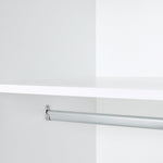 Hallingford 4 Door 3 Drawer Wardrobe- White Gloss | High Shine Furniture