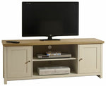 GFW Lancaster 2 Door TV Unit - Cream | 2 door TV unit